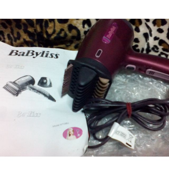 Babyliss beliss shop straightening hair dryer