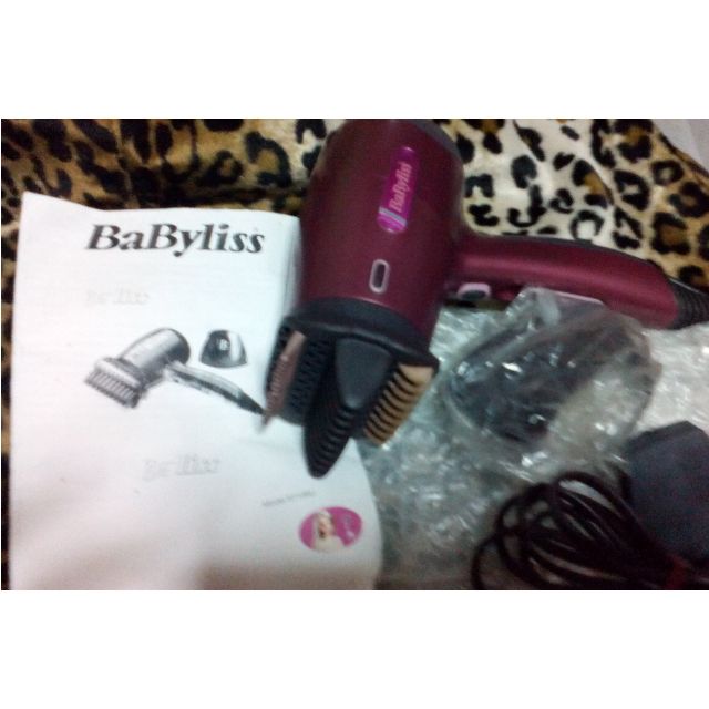 BaByliss 5710BU BEliss 1750W Unique Straightening Hair Dryer