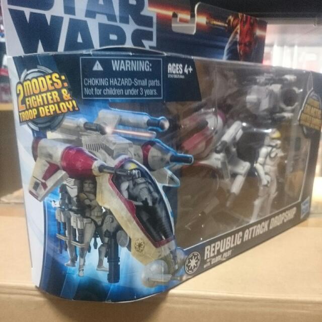 Star Wars The Clone Wars Republic Attack DropShip Hobbies Toys Toys Games on Carousell