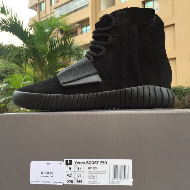 Cheap Yeezy Boost 750 Triple Black Sizing UK Replica Store