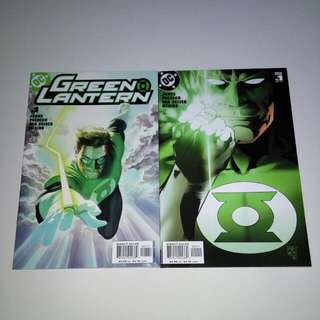Green Lantern Double Art Comic Book
