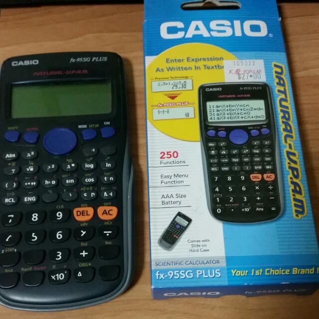 Casio scientific calculator fx 95SG PLUS