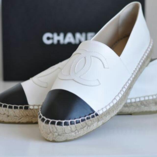 Chanel Espadrilles, Women's Fashion, Footwear, Flats on Carousell