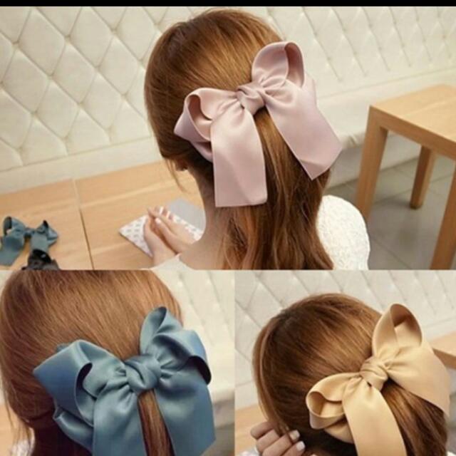 satin ribbon hair accessories