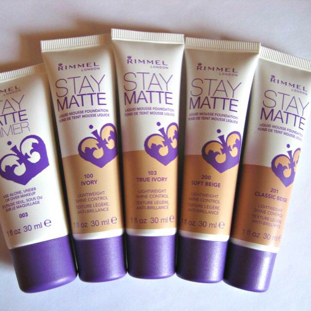 Rimmel Stay Matte Liquid Mousse Foundation, Classic Beige 201, 30ml