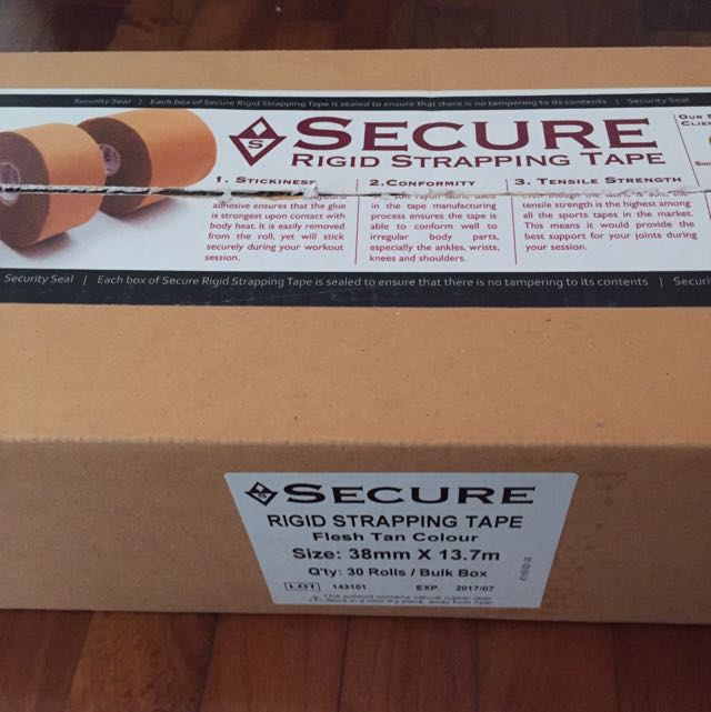 Secure Rigid Strapping Tape, Health & Nutrition, Braces, Support