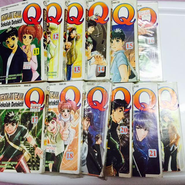 Sekolah Detektif Q Comic Manga Books Stationery On Carousell