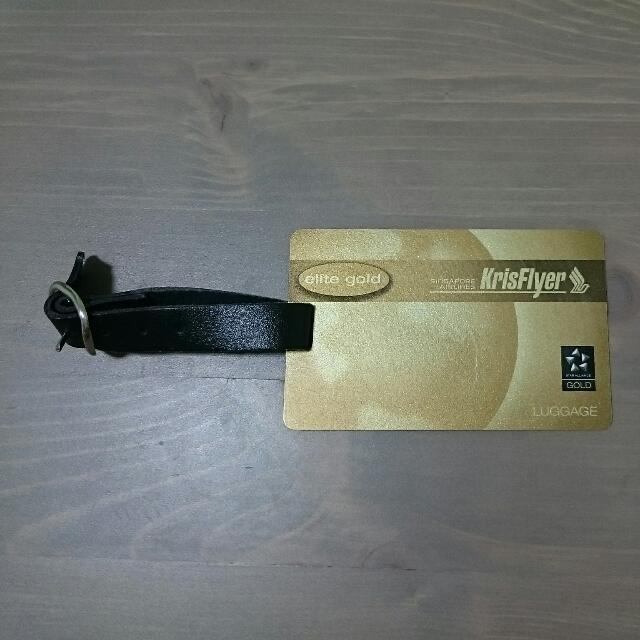 Singapore Airlines KrisFlyer Elite Gold Luggage Tag, Everything Else on