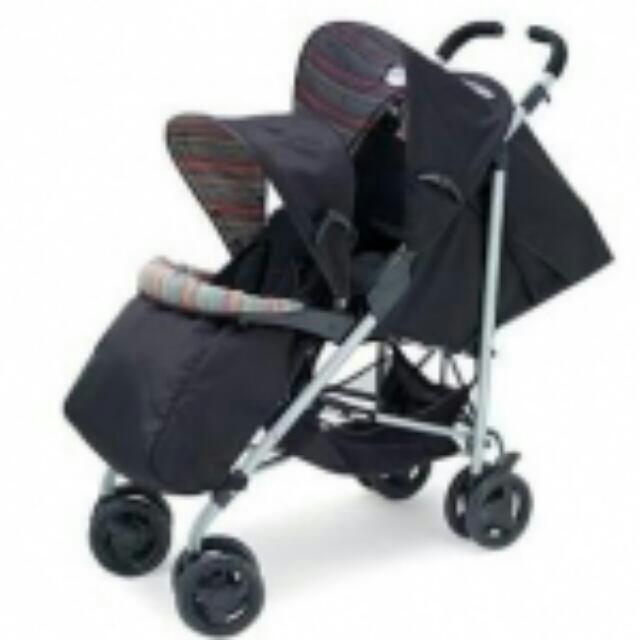 mothercare double stroller