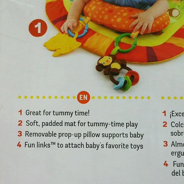 Bright starts safari adventures 2025 prop and play mat