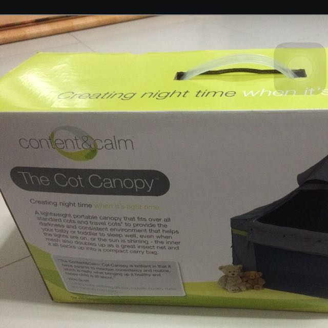 Content&Calm Cot Canopy, Babies & Kids, Baby Nursery & Kids Furniture