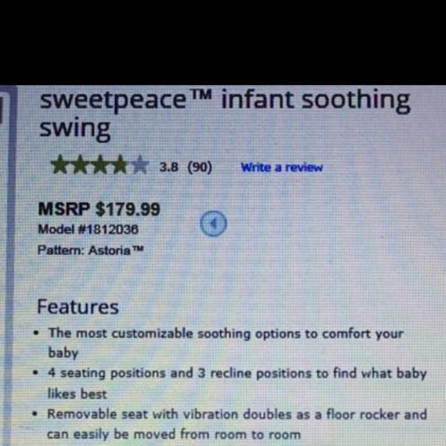 sweet peace graco