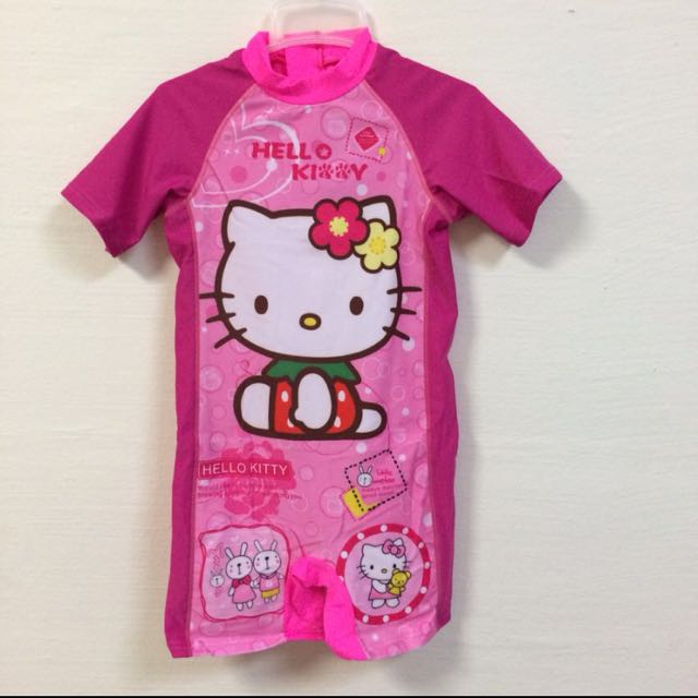 Hello Kitty One Piece Swimsuit, Babies & Kids, Babies & Kids Fashion on ...