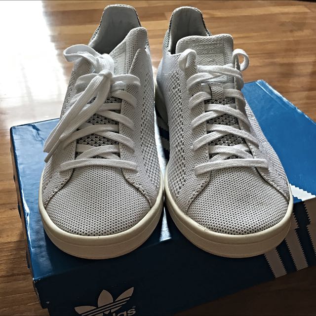 Adidas stan smith primeknit mens silver new arrivals