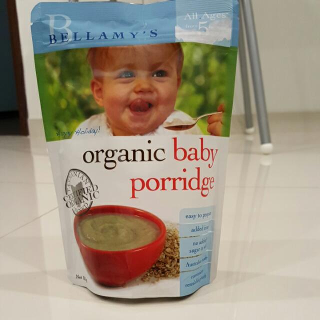 bellamy's organic porridge