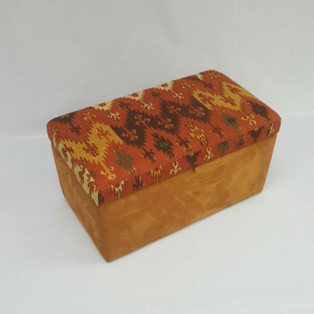 Ikat Storage Ottoman Furniture On Carousell