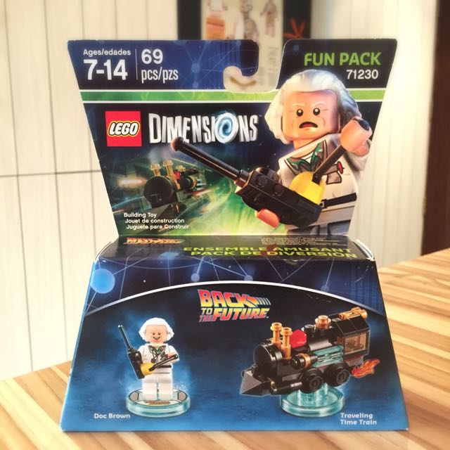 Lego Dimension 71230 Back To The Future BTTF Doc Brown Time Traveling