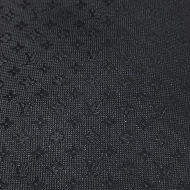 LOUIS VUITTON Monogram Gradient Tie Grey Silk