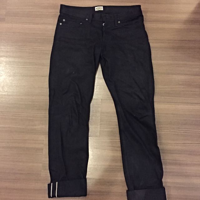 naked and famous black selvedge