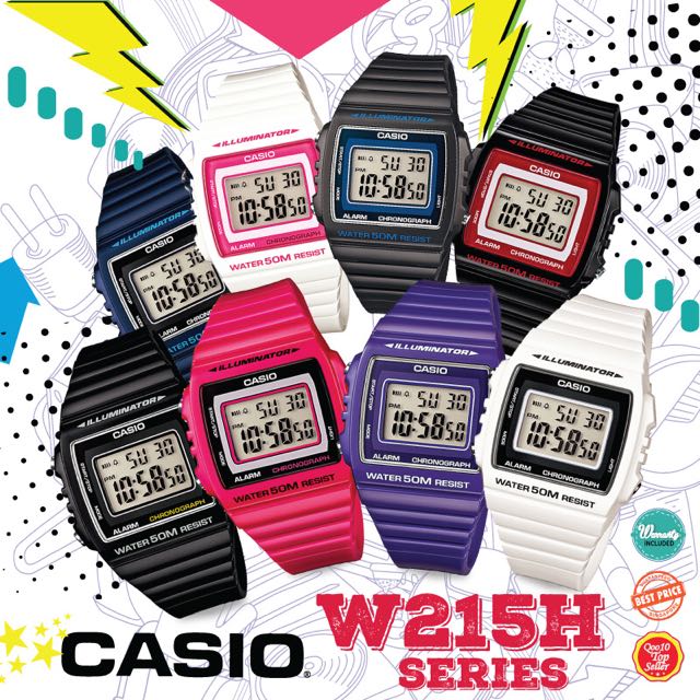 Casio w215h on sale