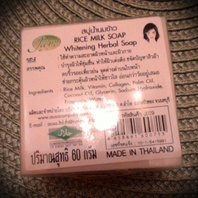 Thailand rice milk soap, Beauty & Personal Care, Oral Care on Carousell