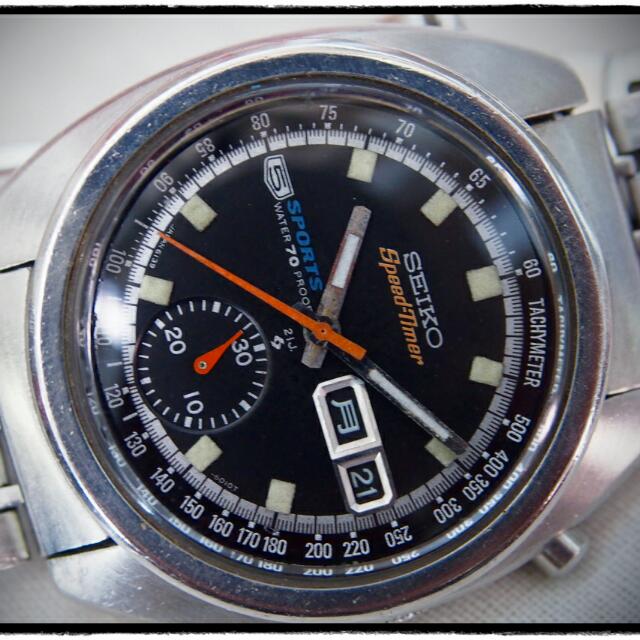 1970 Seiko Speedtimer 6139-6010, Luxury, Watches on Carousell