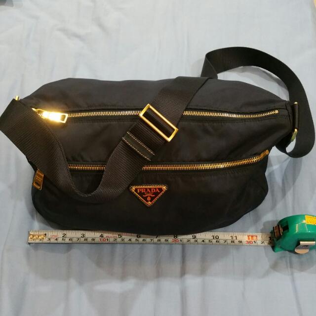 995 Prada Vela Colour Crossbody. Nylon Lightweight. With e receipt From Reebonz Luxury on Carousell