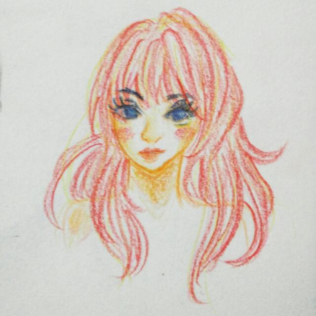 Colourpencil Simple Sketch Design Craft On Carousell