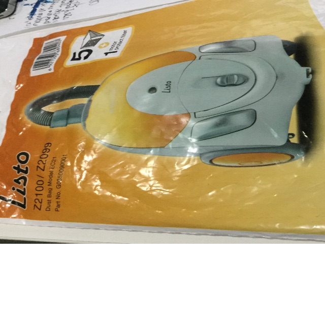 Listo Z2100 Z2099 Dust Bag Model EC21 for Electrolux vacuum