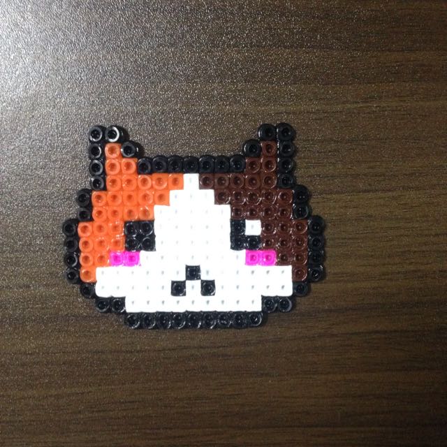 Perler Beads/ Pyssla Beads- Cat, Design & Craft, Handmade Craft on ...