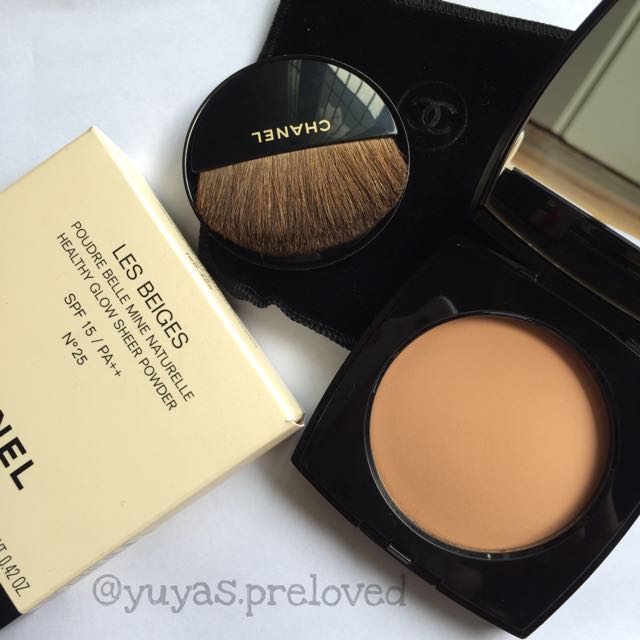 Preloved Chanel Les Beiges Powder No. 25, Kesehatan \u0026 Kecantikan di  Carousell