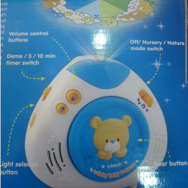 Pre loved VTECH bedtime lullaby teddy projector toy kids Babies Kids Infant Playtime on Carousell