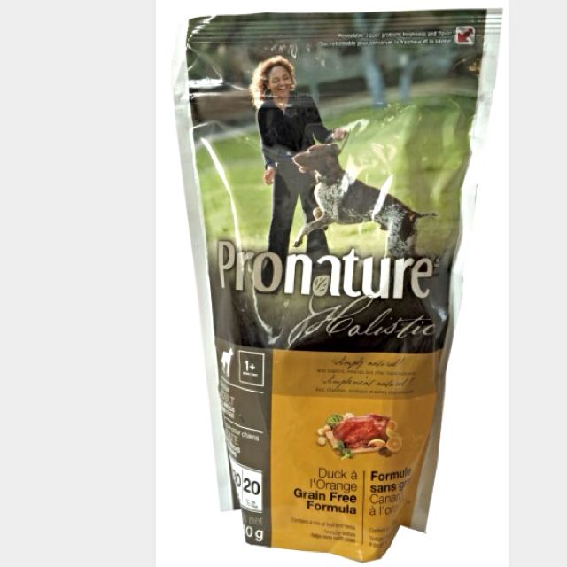 Pronature Holistic Duck A L Orange Dog Dry Food 340g Pet Supplies On Carousell