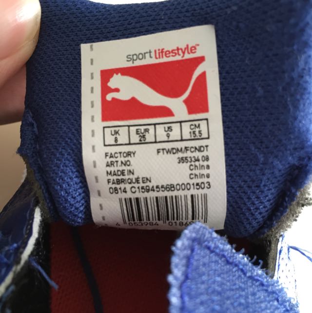 puma sport lifestyle kids blue