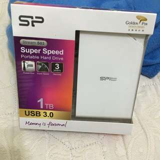 廣穎 2.5吋 1TB USB3.0外接式硬碟 白色