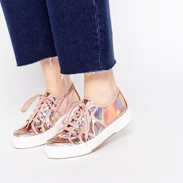 asos holographic shoes