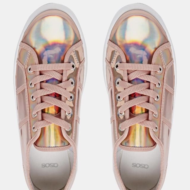 Asos holographic shoes discount
