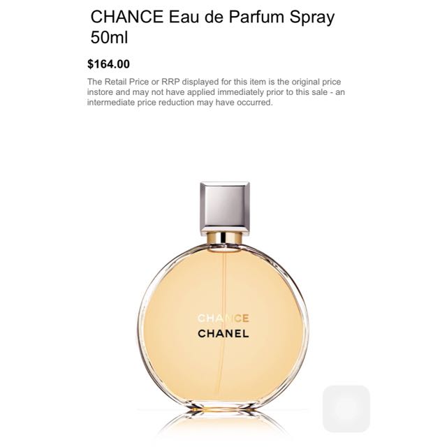 Chanel Chance Perfume 50ml Authentic Everything Else On Carousell