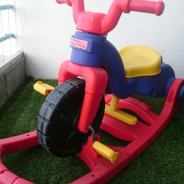 Fisher Price kid's children's Trike Bicycle Convertible Rocking Horse