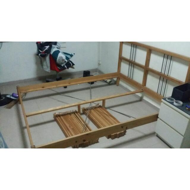 Ikea Queen Bedframe Dalselv