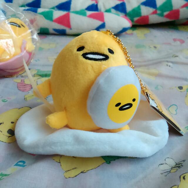 Gudetama plush keychain top