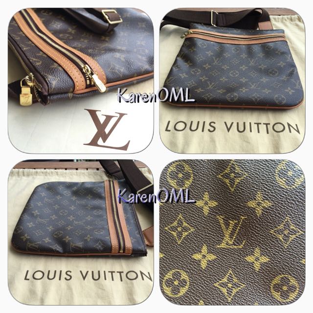 Replica Louis Vuitton M40044 Pochette Bosphore Crossbody Bag Monogram  Canvas For Sale