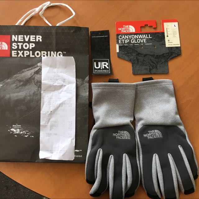 the north face canyonwall etip glove