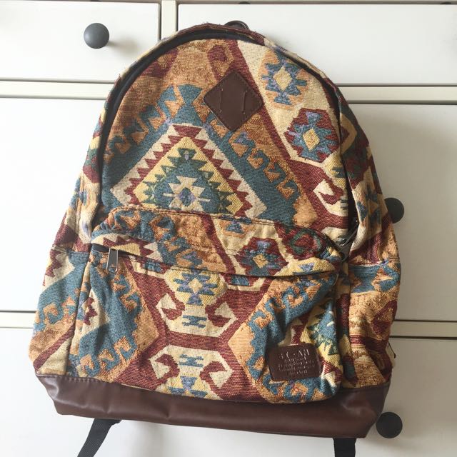 Tribal Backpack, Women's Fashion, Bags & Wallets, Backpacks on Carousell