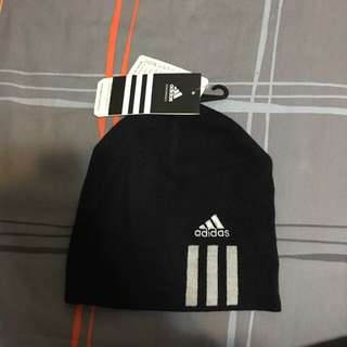 （保留）免運費 adidas 毛帽 針織 老帽