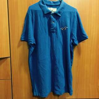Hollister Polo 衫 寶藍 海鷗