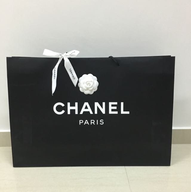 Chanel Paper Bag (Big), Luxury, Bags & Wallets on Carousell