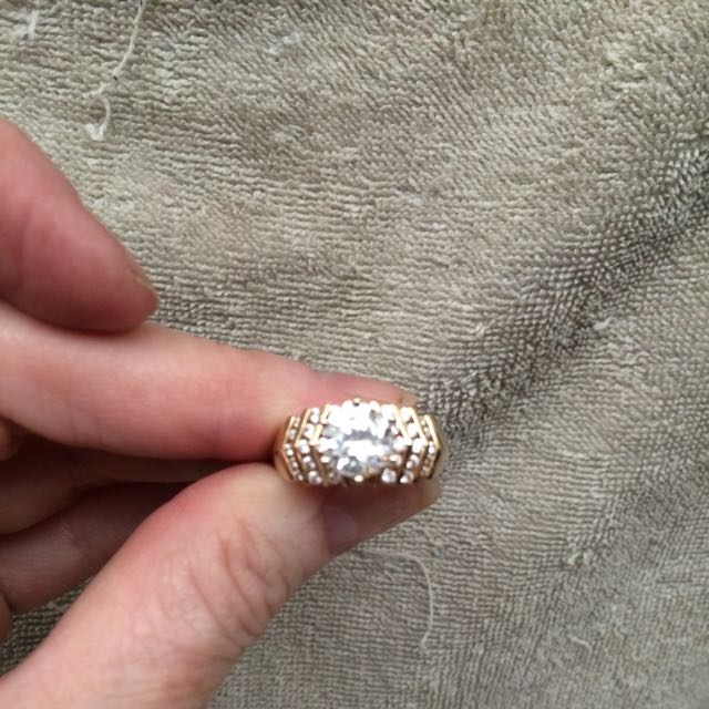 Beautiful Diamonique QVC ring Women s Fashion on Carousell