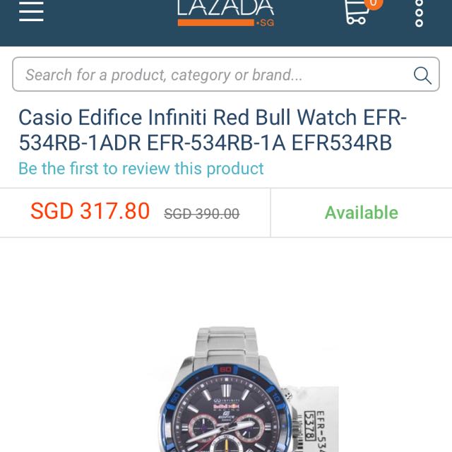 Casio edifice 5378 discount efr 534 price