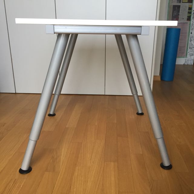 IKEA Galant 80 X 60cm Table with ALeg, Furniture & Home Living